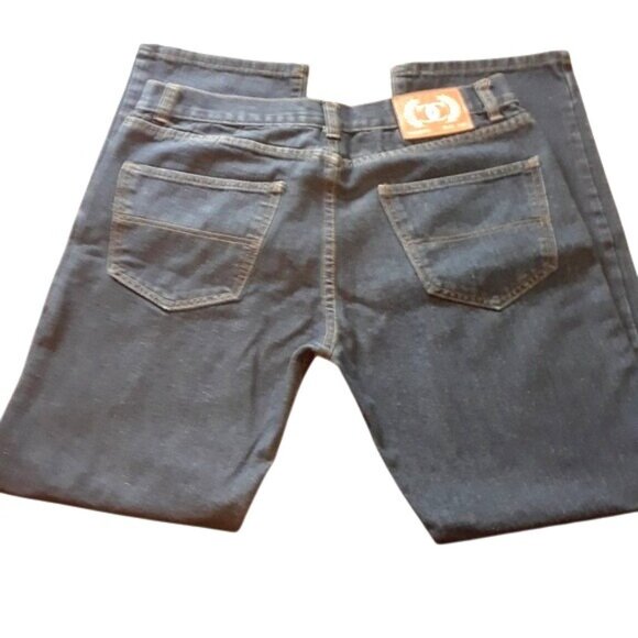 Cambridge Classic Men's 5 Pocket Dark Wash Jeans - Picture 2 of 8